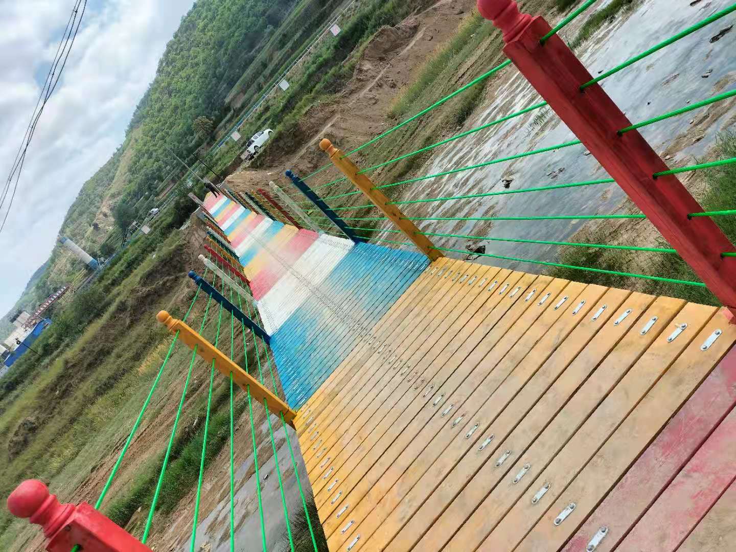 木質吊橋